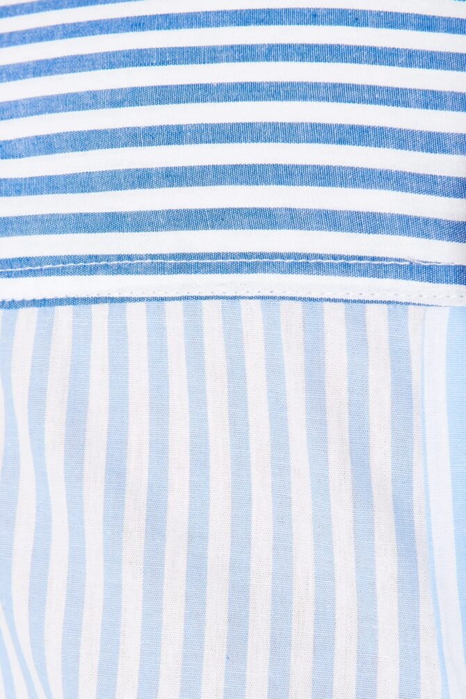 Shirt In Blue Stripe - Image 7
