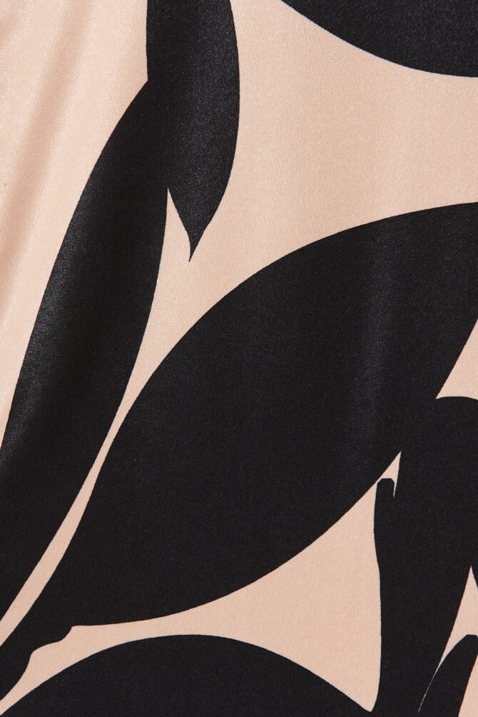 Callia Shirt In Brown With Black Print - Image 7