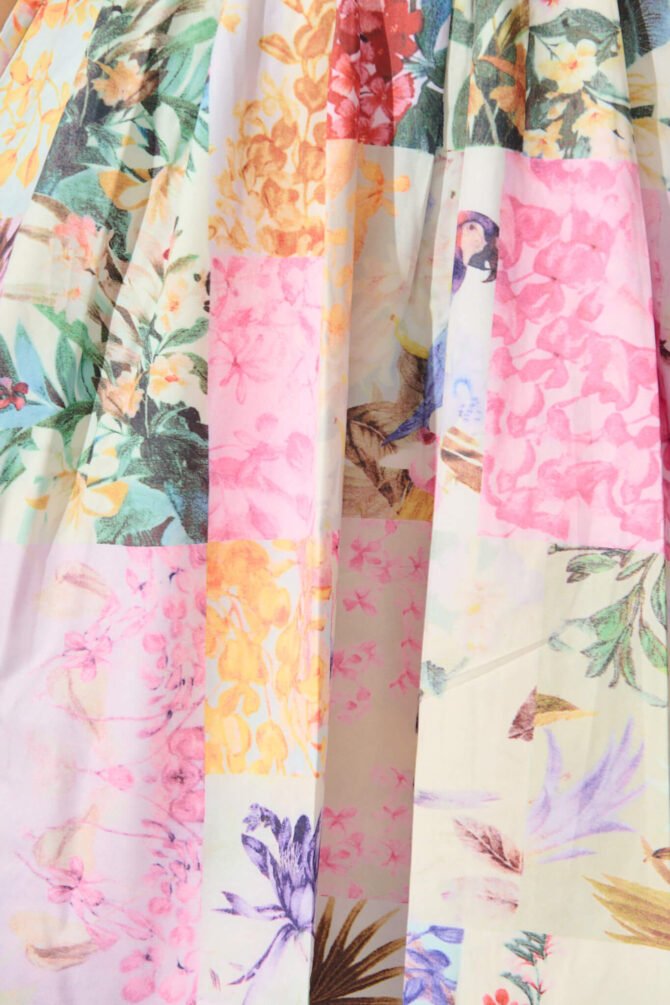 Dress in Multi Pastel Floral - Image 5