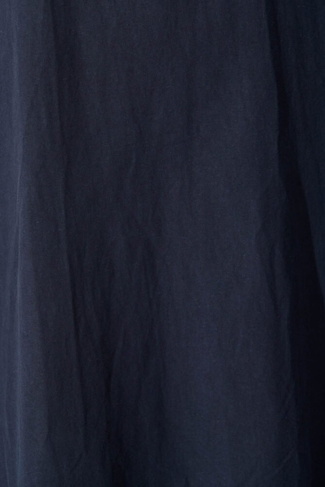 Midi Dress in Navy Linen Blend - Image 6