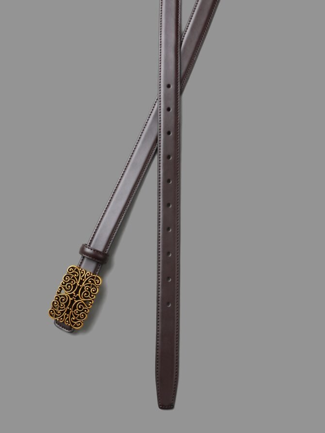 Vintage Metal Buckle Belt - Image 5