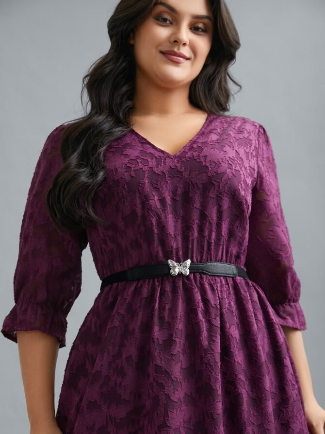 Butterfly Buckle Stretch Waist Belt