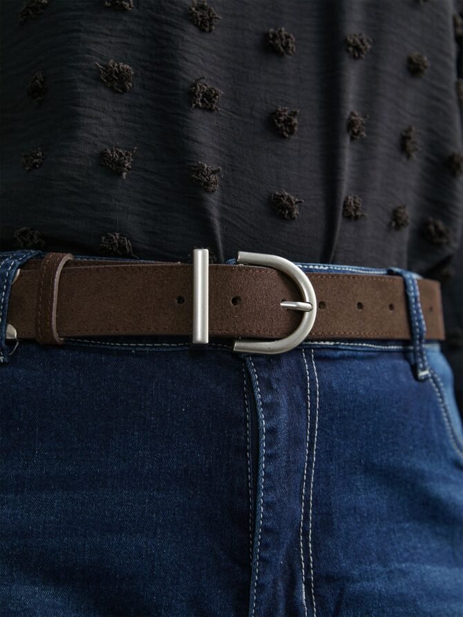 Vintage Metal Buckle Belt - Image 3