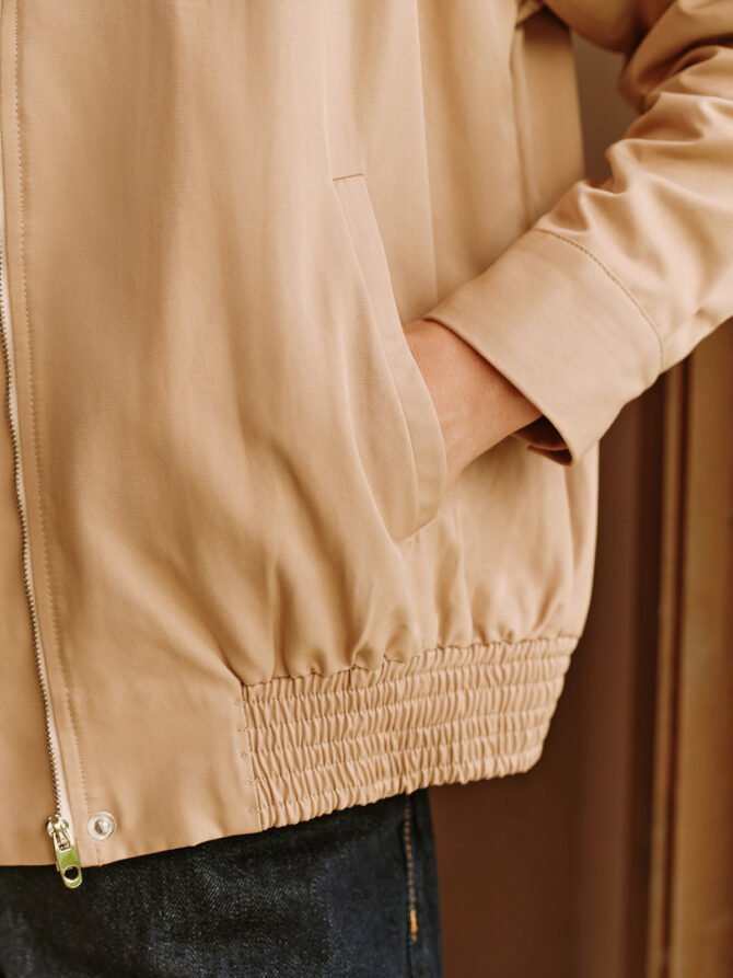 Button Zipper Polo Jacket - Image 4