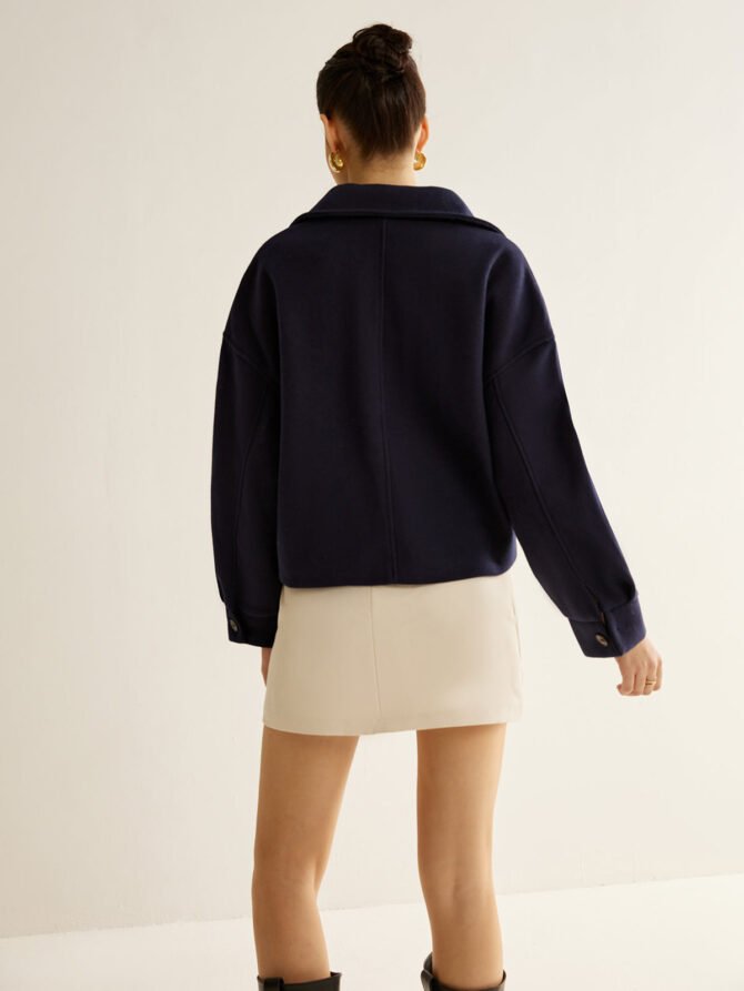 Casual Pockets Button Jacket - Image 5