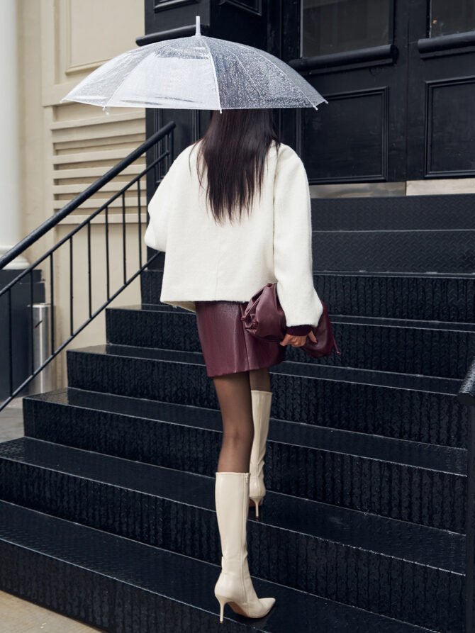 Romance Button Shift Coat - Image 4