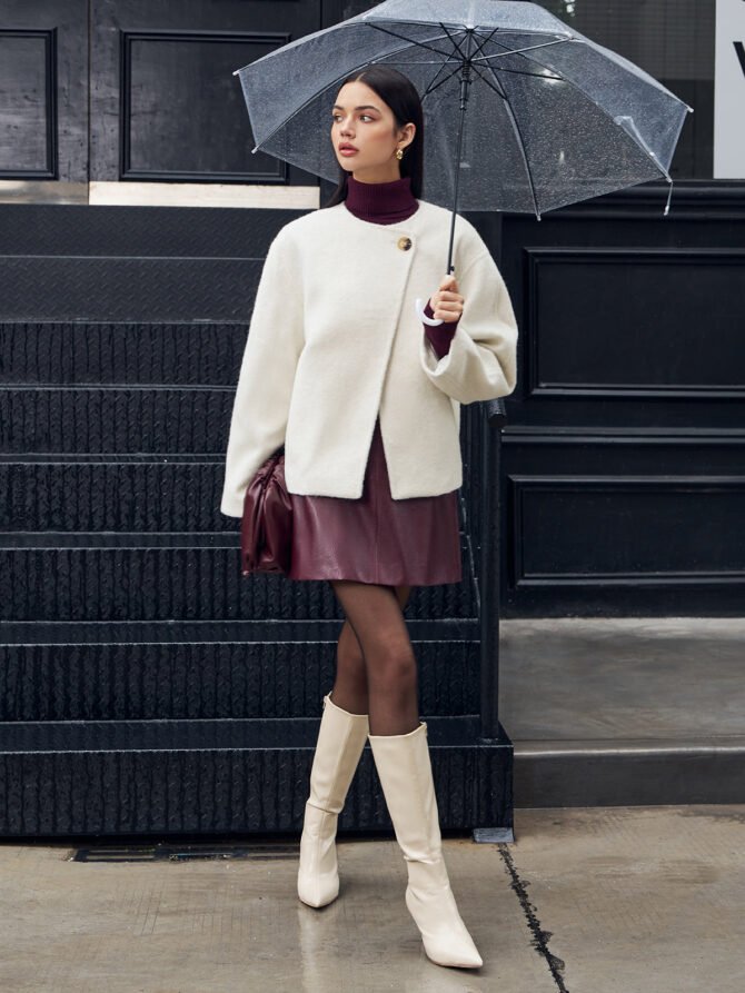 Romance Button Shift Coat - Image 5
