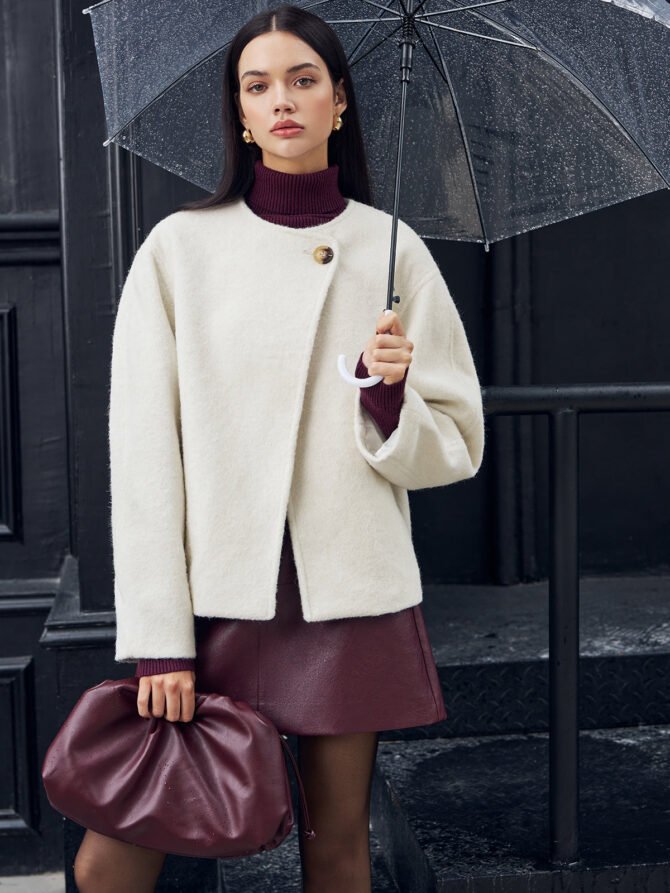 Romance Button Shift Coat - Image 2