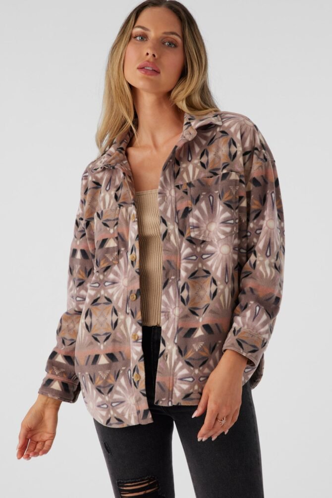 SUPERFLEECE OVERSIZED FIT SHACKET
