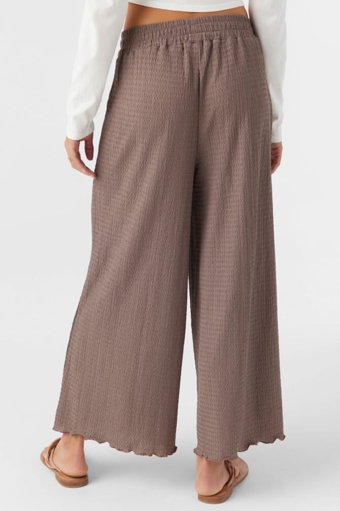 TEXTURED KNIT PULL-ON CROPPED PANTS - Image 6