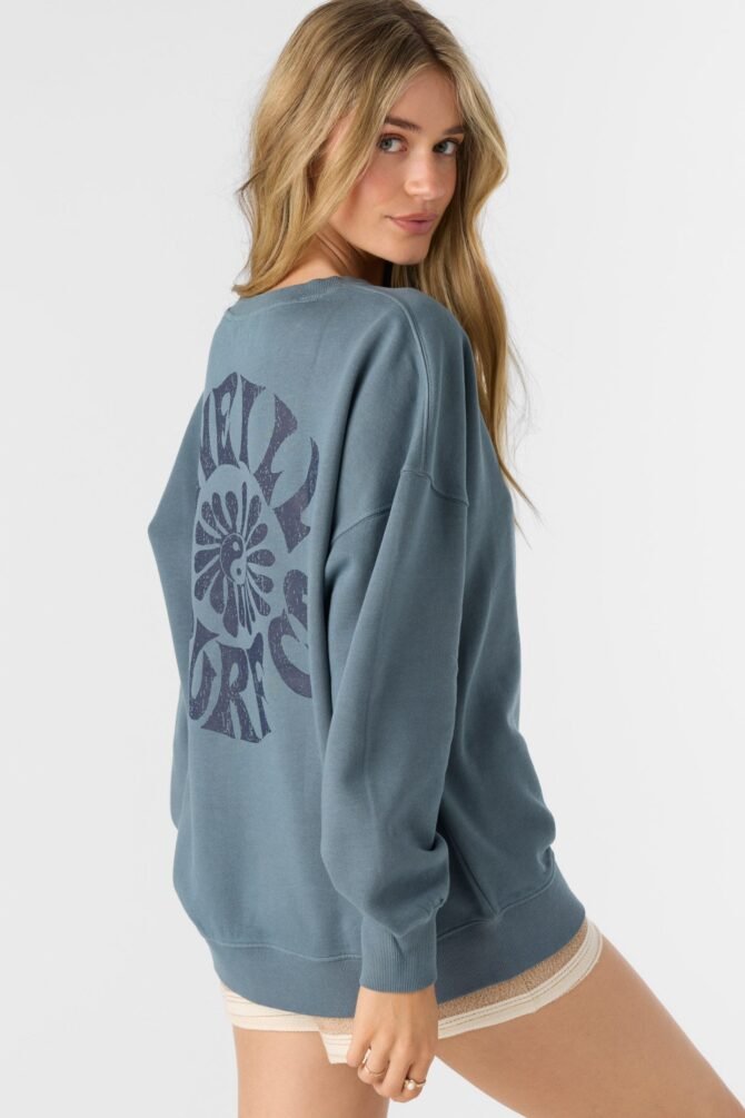 CREWNECK OVERSIZED-FIT FLEECE PULLOVER - Image 6
