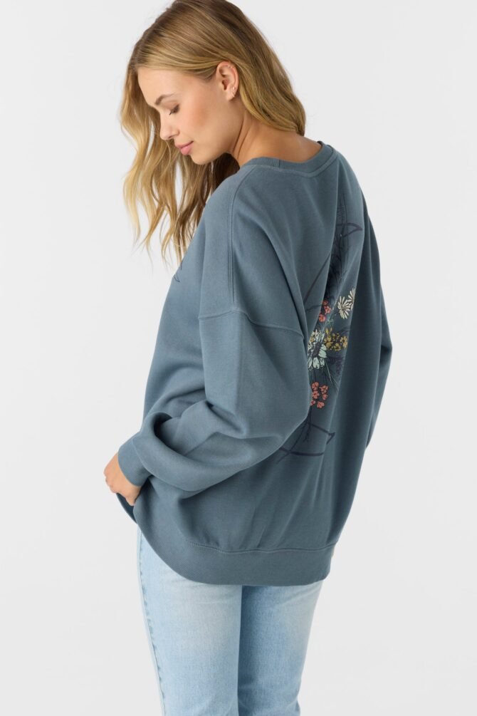 CREWNECK OVERSIZED-FIT FLEECE PULLOVER - Image 5