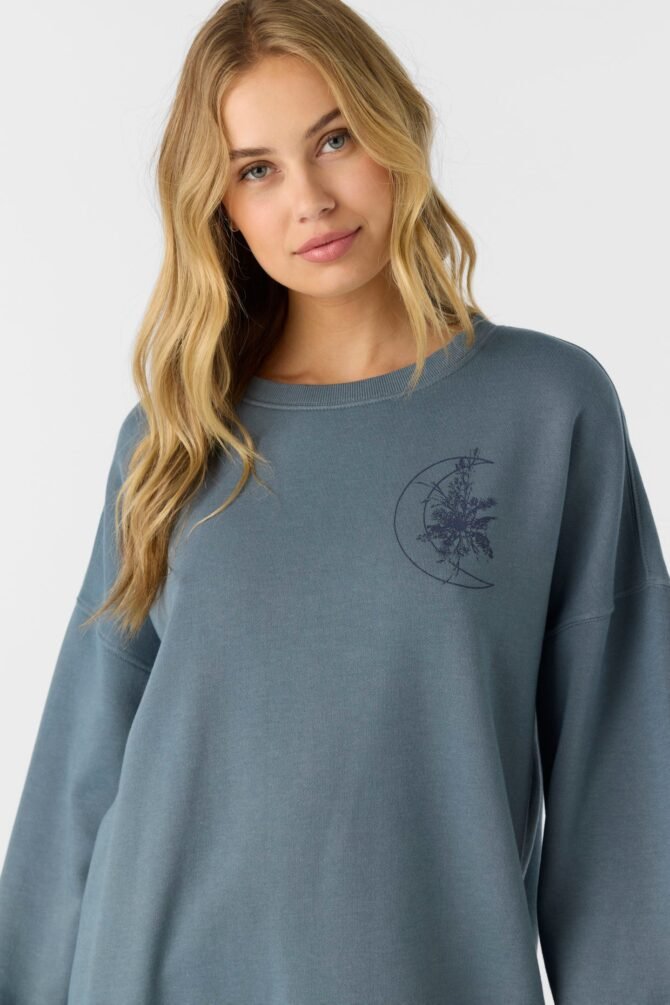 CREWNECK OVERSIZED-FIT FLEECE PULLOVER - Image 3