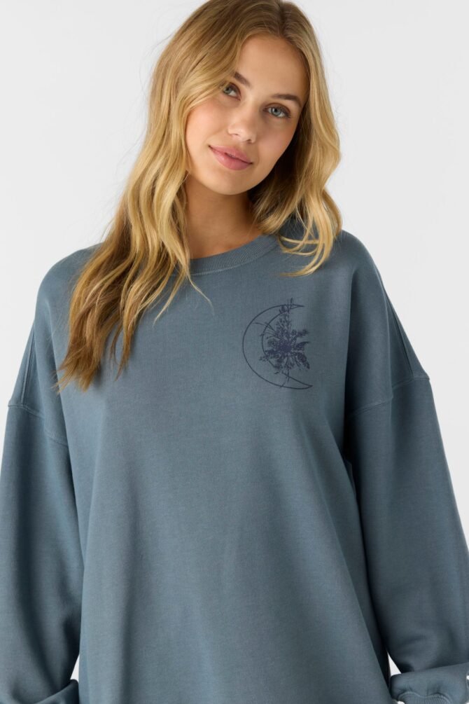 CREWNECK OVERSIZED-FIT FLEECE PULLOVER - Image 6