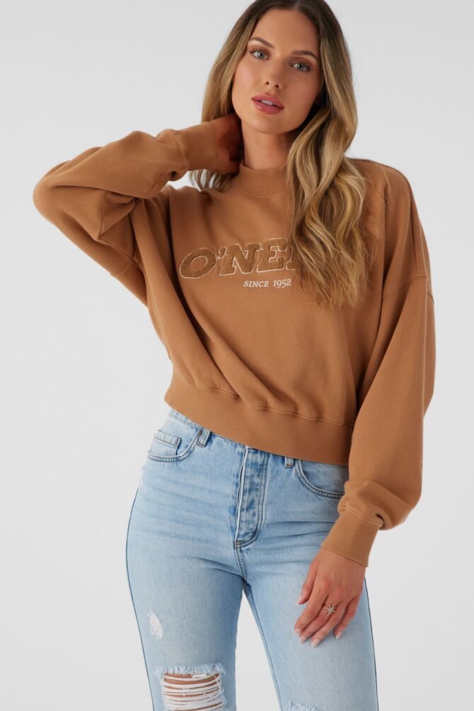 CREW NECK CROPPED FLEECE - Image 8